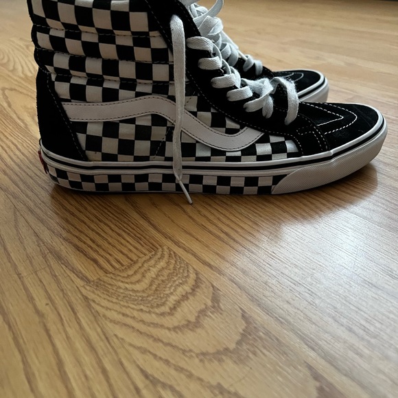 checkered vans sk8 hi - Picture 2 of 8